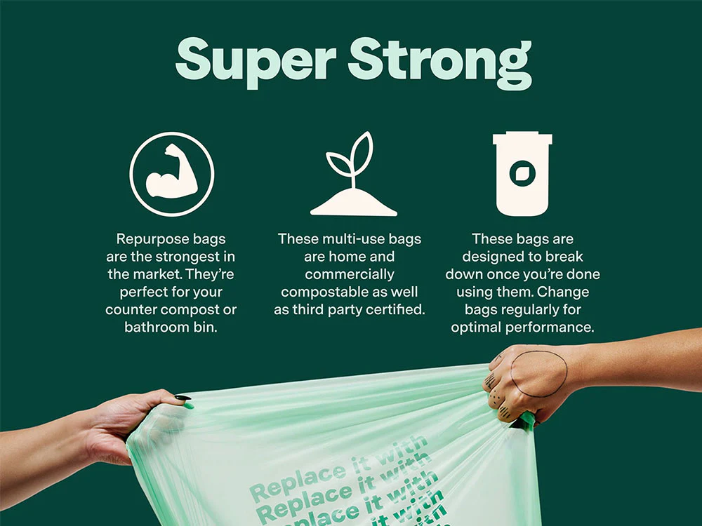 Repurpose Compostable Tall Kitchen Bag - Image 3